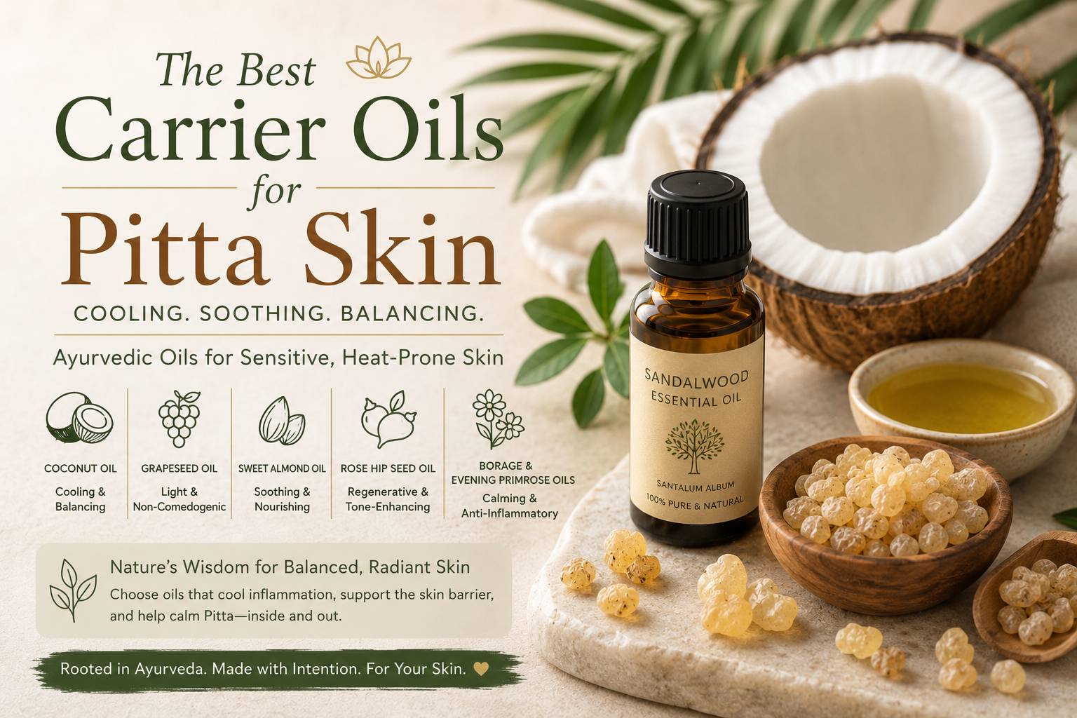 The Best Carrier Oils for Pitta Skin